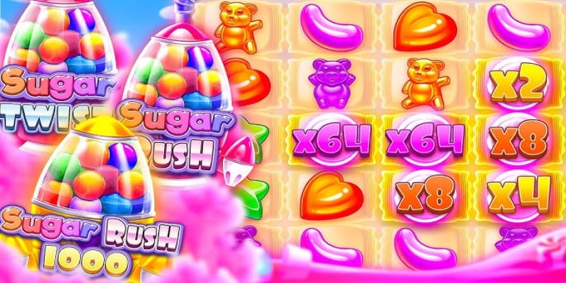 Những biểu tượng và tính năng đi kèm trong nổ hũ Sugar Rush 