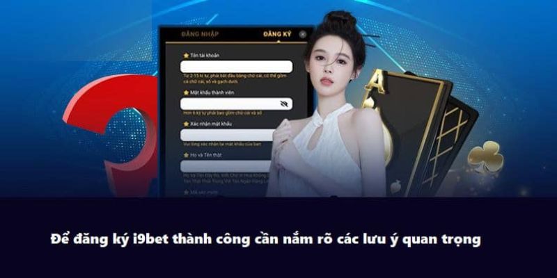 Một số chú ý cần nhớ khi đăng ký tài khoản